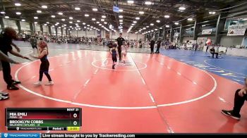 55 lbs Rd# 6- 4:30pm Friday - Mia Emili, POWA vs Brooklyn Cobbs, Oklahoma Outlaws