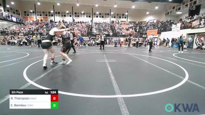 5th Place - Riggs Thompson, Broken Arrow Wrestling Club vs Emma Bomboy, Coweta Tiger Wrestling