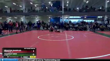 55 lbs Finals (2 Team) - Maximus Sako, St. Ed`s vs Braxton Sharples, Perrysburg