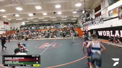 70-74 lbs Cons. Round 1 - Zander Allen, Thermopolis Wrestling Club vs Gabriel Robertson, Cody Wrestling Club