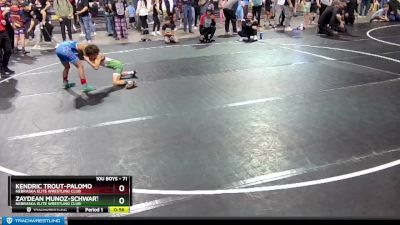 71 lbs Semifinal - Kendric Trout-Palomo, Nebraska Elite Wrestling Club vs Zaydean Munoz-Schwartzkopf, Nebraska Elite Wrestling Club