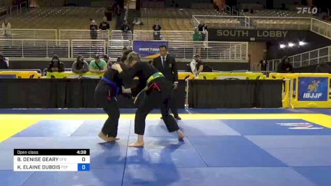 BRIGETTE DENISE GEARY vs KELLI ELAINE DUBOIS 2024 Pan Jiu Jitsu IBJJF Championship