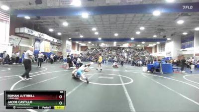 113 lbs Champ. Round 1 - Jacob Castillo, Cabrillo/Long Beach vs Roman Luttrell, Cleveland