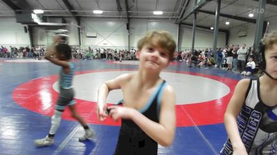 55 lbs Semifinal - Ryder Dowdy, Storm Wrestling Center Blue vs Cooper Corbett, Roundtree Black