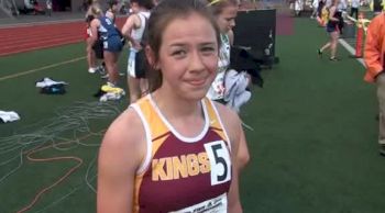 Marina Roberts 1st 2A 1600 Washington State High School Track and Field Championships