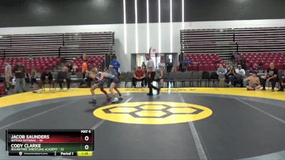 80 lbs Round 2 (8 Team) - Cody Clarke, Roundtree Wrestling Academy vs Jacob Saunders, Gotcha National