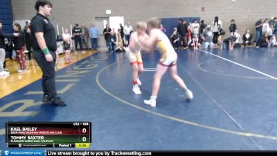 108 lbs Semifinal - Kael Bailey, Deer Park Ironman Wrestling Club vs Tommy Baxter, Punisher Wrestling Company