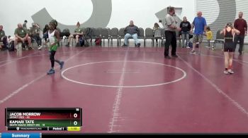 60 lbs Round 2 (8 Team) - Jacob Morrow, Legacy Red vs Kamari Tate, Death Squad Wrest (IN)