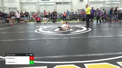 70-J lbs Semifinal - Nehemiah Rankin, OH vs Cyler Gilmore, OH