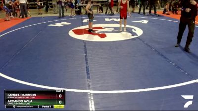 93 lbs Cons. Semi - Samuel Harrison, Glenrock Wrestling Club vs Armando Avila, Camel Kids Wrestling