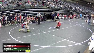 113 lbs Round 2 (6 Team) - Sophia Rosales, Team Texas Red vs Jillian Stoltzfus, North Dakota 2