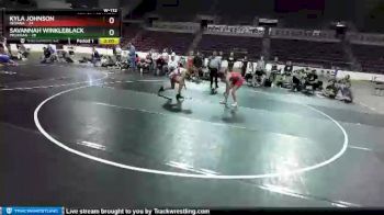 W-112 lbs Placement Matches (16 Team) - Savannah Winkleblack, Michigan vs Kyla Johnson, Indiana