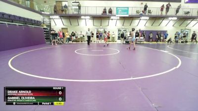 96-105 lbs Round 1 - Gabriel Oliveira, Greater Heights Wrestling vs Drake Arnold, Western Nebraska Elite