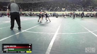 170 lbs Quarterfinal - Jazmin Shelton, Cache vs Caris Morris, Sapulpa