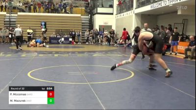 285 lbs Round Of 32 - Peyton Mccomas, Gardner-Webb vs Michael Mazurek, Unattached-UPJ