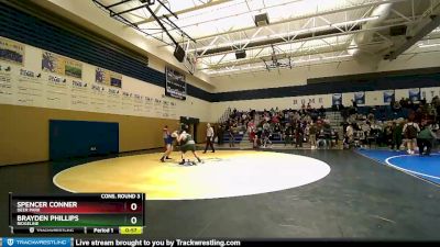 195 lbs Cons. Round 3 - Spencer Conner, Deer Park vs Brayden Phillips, Ridgeline