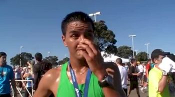 Daniel Tapia after 7th place 2:16:49 PR at 2011 San Diego Rock 'n' Roll Marathon