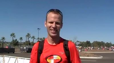 Luke Humphrey after 5th place long-awaited 2:14:37 PR at 2011 San Diego Rock 'n' Roll Marathon