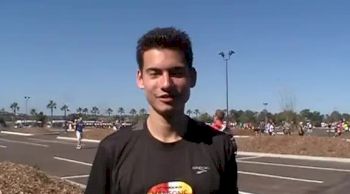 Sage Canaday after 8th place 2:16:50 PR at 2011 San Diego Rock 'n' Roll Marathon