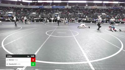 218 lbs Quarterfinal - Jackson Weller, Pioneer Grappling Academy vs Austin Seaboldt, Lees Summit West Titans