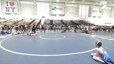 80 lbs Cons. Round 2 - Jeremy Lutes, Purple Eagles Wrestling vs Santino Franco, Club Not Listed