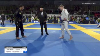 FELLIPE ANDREW LEANDRO SILVA vs PERTTU TAPIO TEPPONEN 2022 European Jiu-Jitsu IBJJF Championship