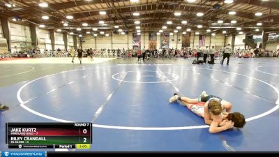 80 lbs Rd# 10- 4:00pm Saturday Final Pool - Jake Kurtz, Maryland Gold vs Riley Crandall, PA Silver