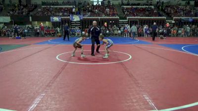 66 lbs Champ. Round 2 - Tucker Brumwell, Heights Wrestling Club vs Brayker Bosch, Butte Wrestling Club