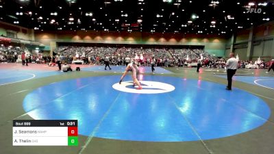 165 lbs Consi Of 32 #1 - Jonathan Seamons, Nampa vs Ayden Thelin, Choctaw