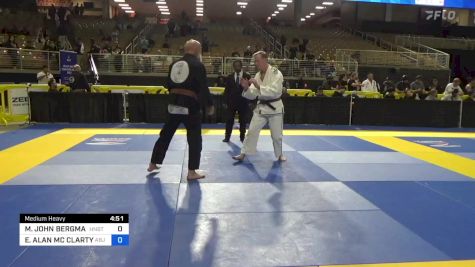 MICHAEL JOHN BERGMAN vs EDWARD ALAN MC CLARTY 2024 Pan Jiu Jitsu IBJJF Championship