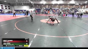 184 lbs Quarterfinal - Sam Osho, Marian University (IN) vs Brett Bober, Baker (Kan.)