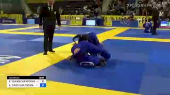 FERNANDA YUKARI MAKIYAMA CRISTO vs ANA CAROLINA VIEIRA SROUR 2022 World Jiu-Jitsu IBJJF Championship