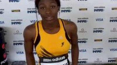 Tianna Valentine finishes 4th in Dream 100 at adidas Grand Prix 2011