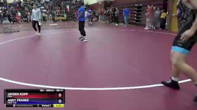 16U-9 lbs Round 2 - Jayden Kopp, FWA vs Andy Franke, Pack 732