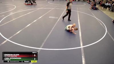 Quarterfinal - Coen McDonough, Minnesota vs Emerson Olson, Rum River Wrestling