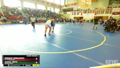 287 Boys Champ. Round 2 - Rafael Nieto, Orange Glen vs Enrique Hernandez, El Cajon Valley