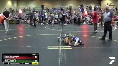 46 lbs Semis & 1st Wrestleback (8 Team) - Kane Sizemore, Metro All Stars vs Gary` Lloyd, BadBass Green