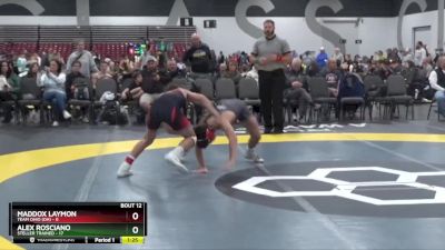 112 lbs Round 3 (8 Team) - Alex Rosciano, Steller Trained vs Maddox Laymon, Team Ohio (OH)