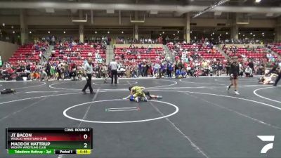 61 lbs Cons. Round 3 - Maddox Hattrup, Wichita Wrestling Club vs Jt Bacon, Wildcat Wrestling Club