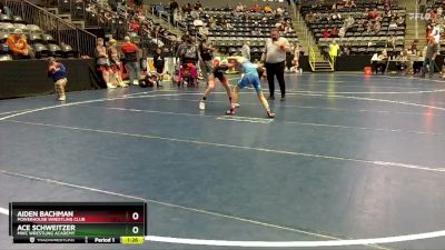 90 lbs Cons. Round 4 - Aiden Bachman, Powerhouse Wrestling Club vs Ace Schweitzer, MWC Wrestling Academy