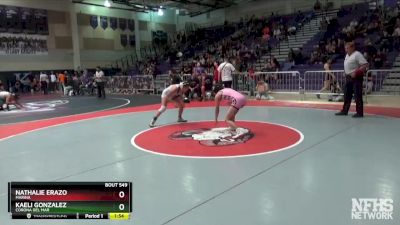 101 lbs Semifinal - Kaeli Gonzalez, Corona Del Mar vs Nathalie Erazo, Marina