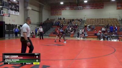 True6-174 lbs 1st Place Match - Tony Conner, Labette Community College vs Josiah Rhodes, Carl Albert State