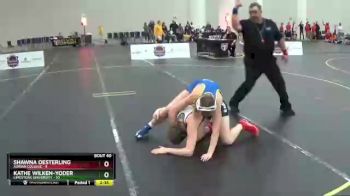 136 lbs Placement - Shawna Oesterling, Adrian College vs Kathe Wilken-Yoder, Limestone University