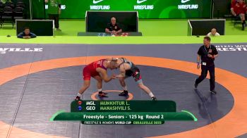 125 kg Rr Rnd 2 - Lkhagvagerel Munkhtur, Mongolia vs Solomon Manashvili, Georgia