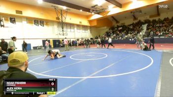 190 lbs 5th Place Match - Noah Fisherr, Coconino vs Alex Mora, Bagdad HS