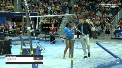 Nia Dennis - Bars, UCLA - 2019 NCAA Gymnastics Ann Arbor Regional Championship