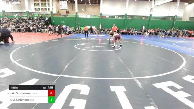 116 lbs Round Of 16 - Austin Zimmerman, St Joesphs Collegiate vs Jake Strianese, Oceanside