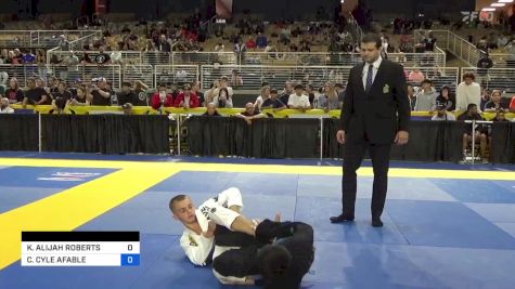 KIANOA ALIJAH ROBERTS vs CONNER CYLE AFABLE 2024 Pan Jiu Jitsu IBJJF Championship