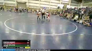 110 lbs Champ Round 1 (16 Team) - Colton Hankey, Warriors Of Christ vs Wylee Willson, Wyoming