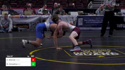 139 lbs Round Of 16 - Dane Wenner, Cranberry vs Matthew Almedina, Mid Valley